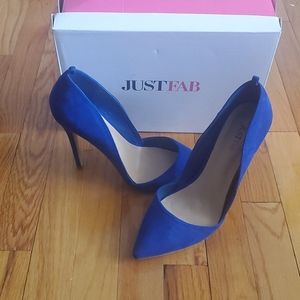 Just Fab blue heels